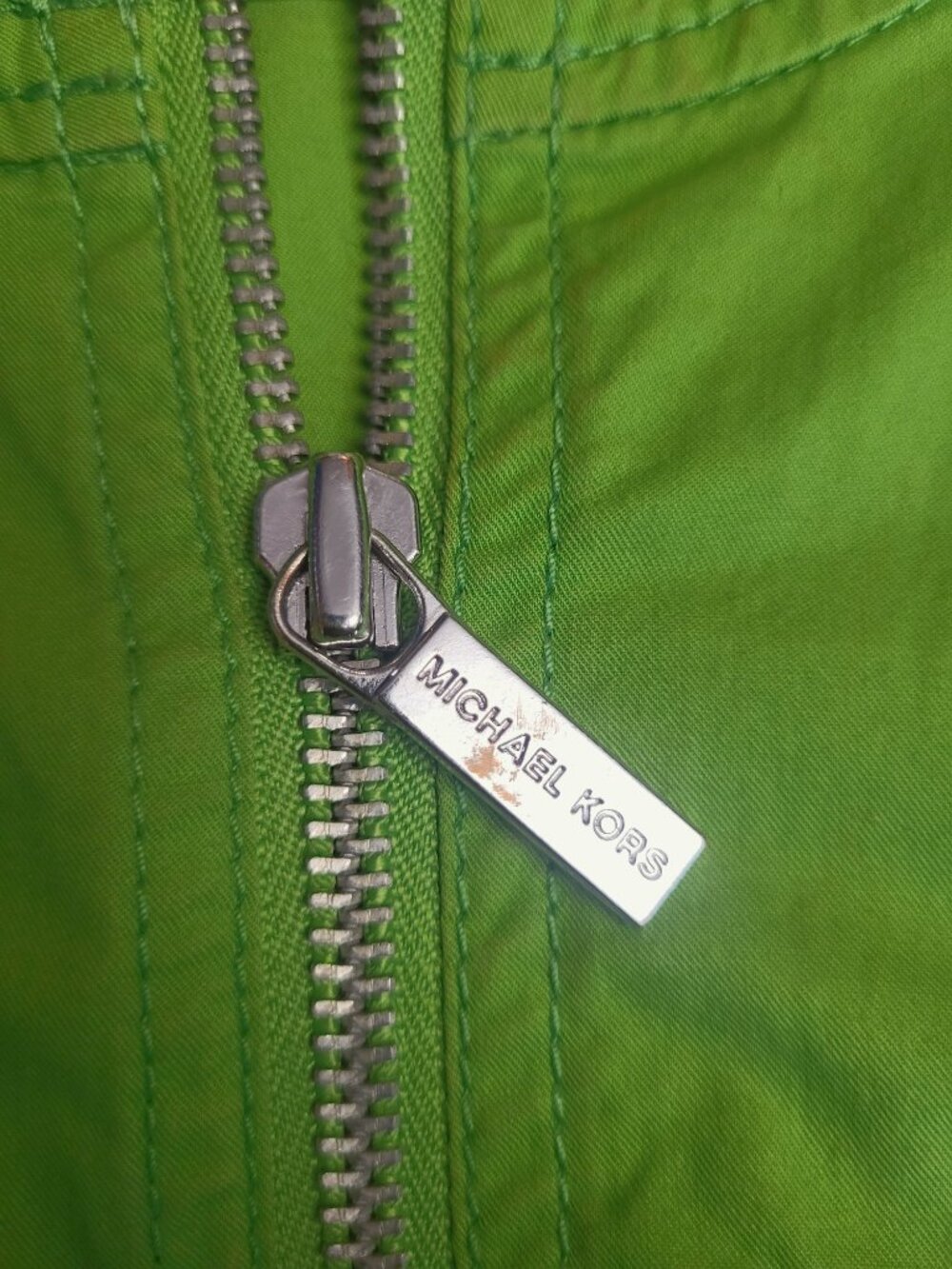 Michael Kors ~ Sz M ~ Green Shirt Dress ~ *Excellent Condition - Picture 9 of 9